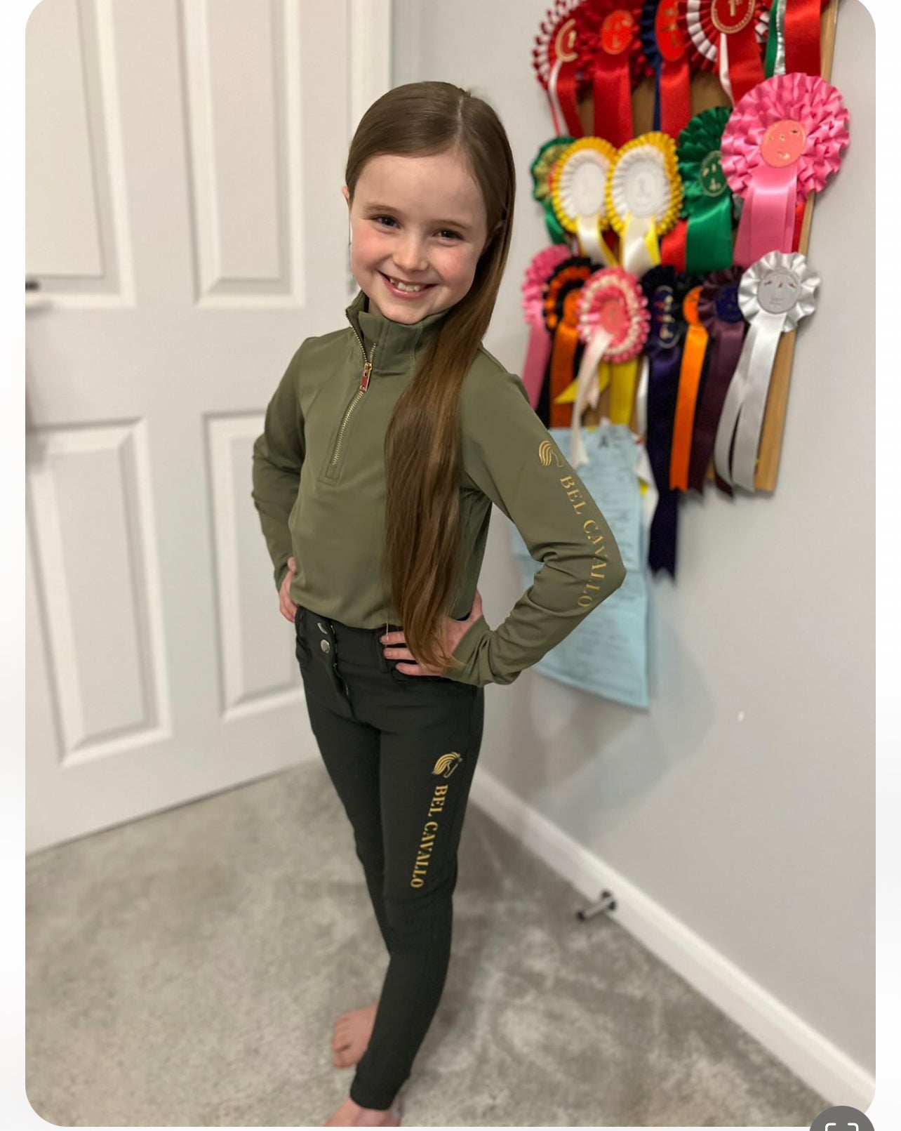 Long sleeved children's base layers